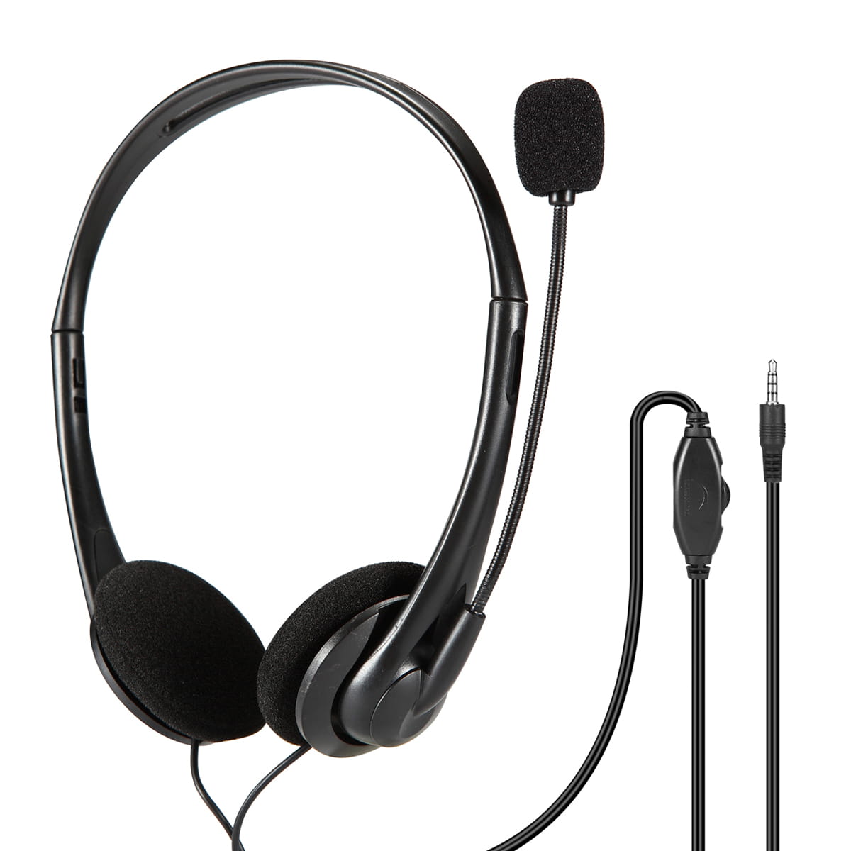 Platinet FH2010 Koptelefoon met Microfoon - Volumeregeling - 3,5mm jack - Zwart