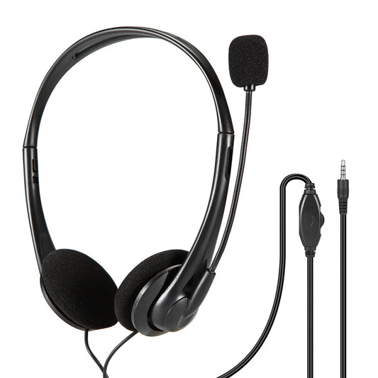 Platinet FH2010 Koptelefoon met Microfoon - Volumeregeling - 3,5mm jack - Zwart