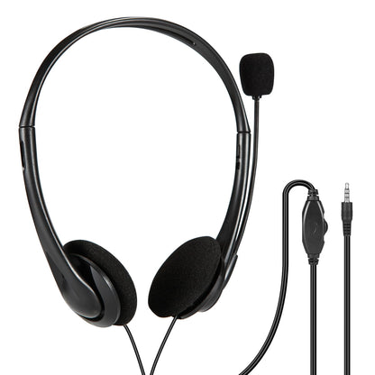 Platinet FH2010 Koptelefoon met Microfoon - Volumeregeling - 3,5mm jack - Zwart