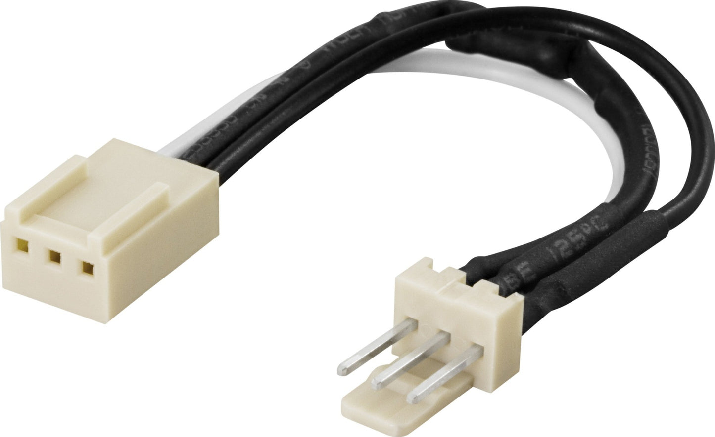DELTACO FT-400, Fan cable 12V to 5.5 V with 3-pin connector. 56 ohms, 2 watts