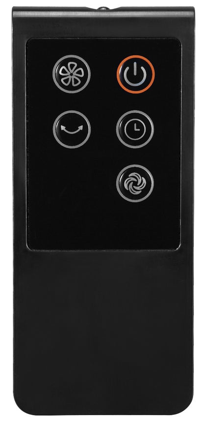 Nordic Home FT-528 Floor Fan with Remote Control - Black