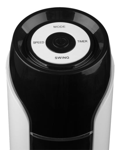 Nordic Home FT-553 Bladeless ventilator met afstandsbediening - Wit/Zwart