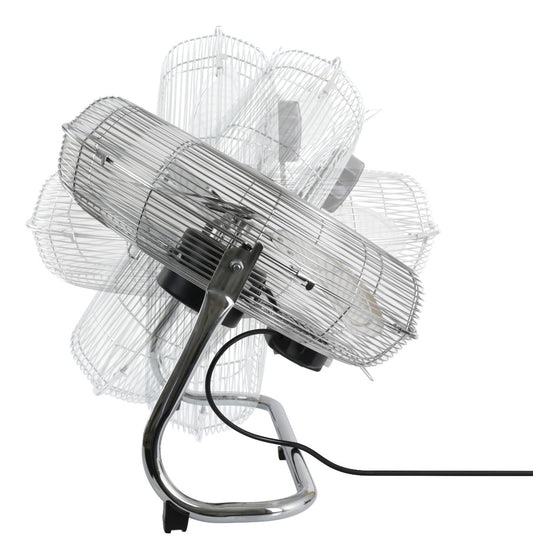 Nordic Home FT-566 Vloerventilator met handgreep - 45 cm - Zilver