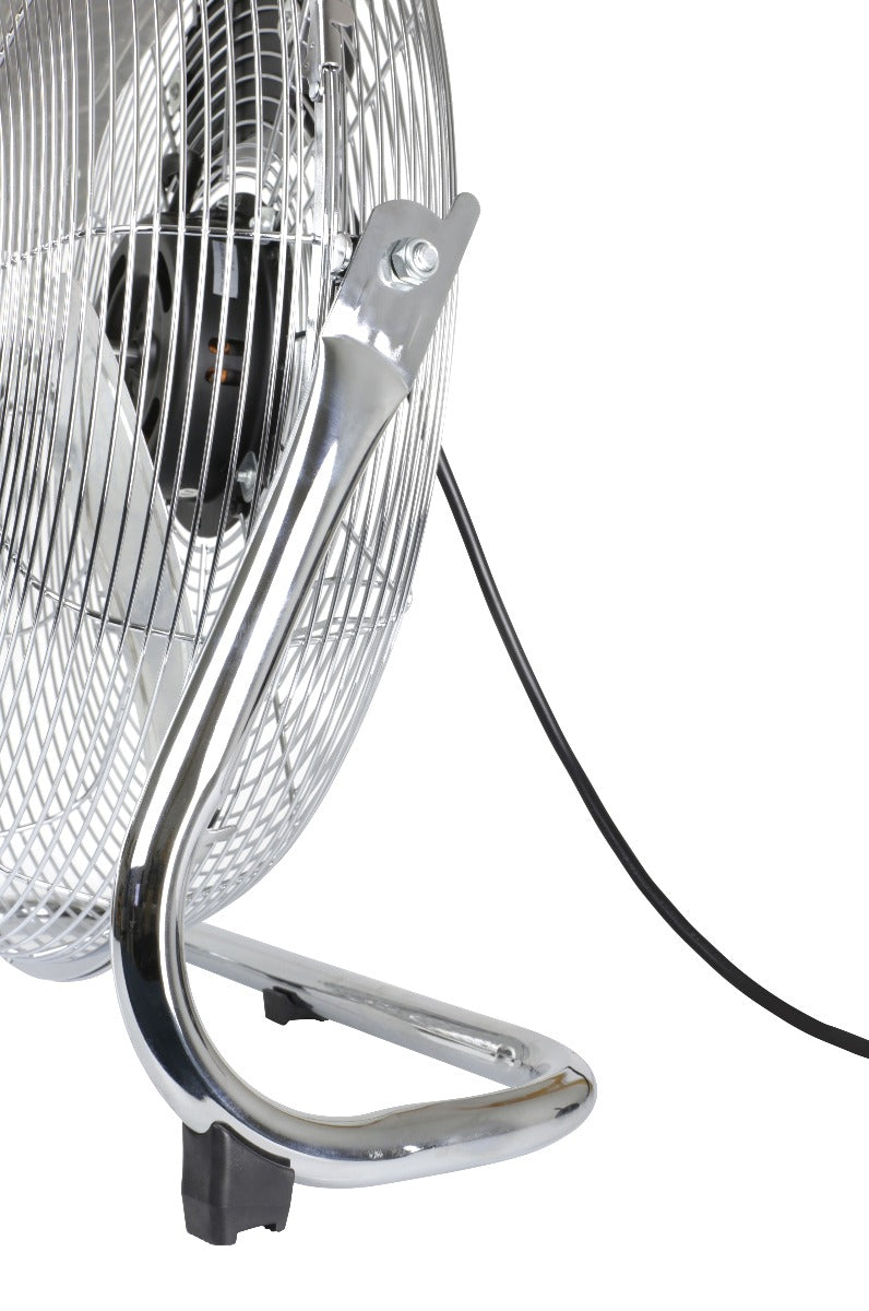 Nordic Home FT-566 Vloerventilator met handgreep - 45 cm - Zilver