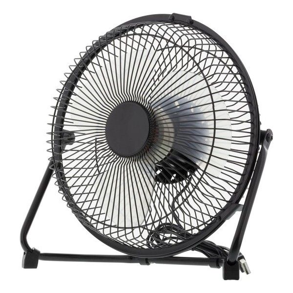 DELTACO FT-758, USB fan, RETRO - black