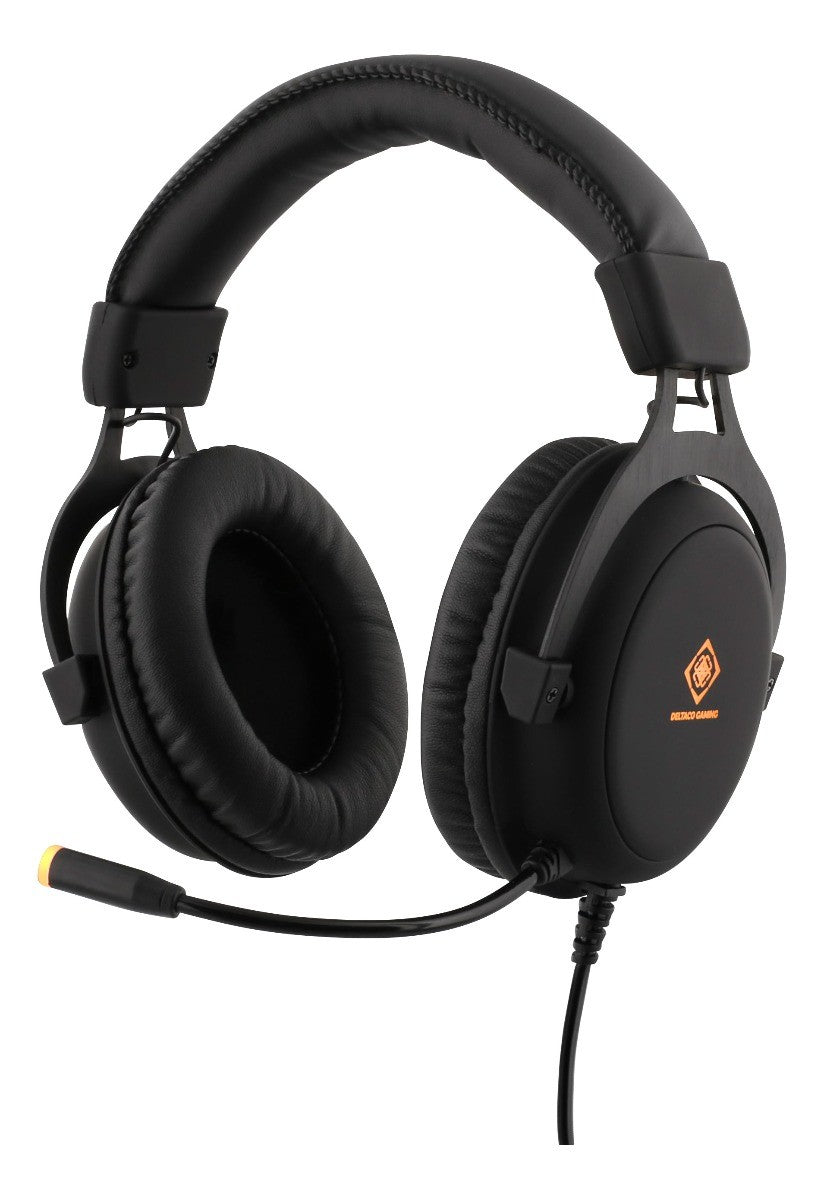 DELTACO GAMING GAM-030 Stereo Headset met microfoon - volume op headset - LED verlichting