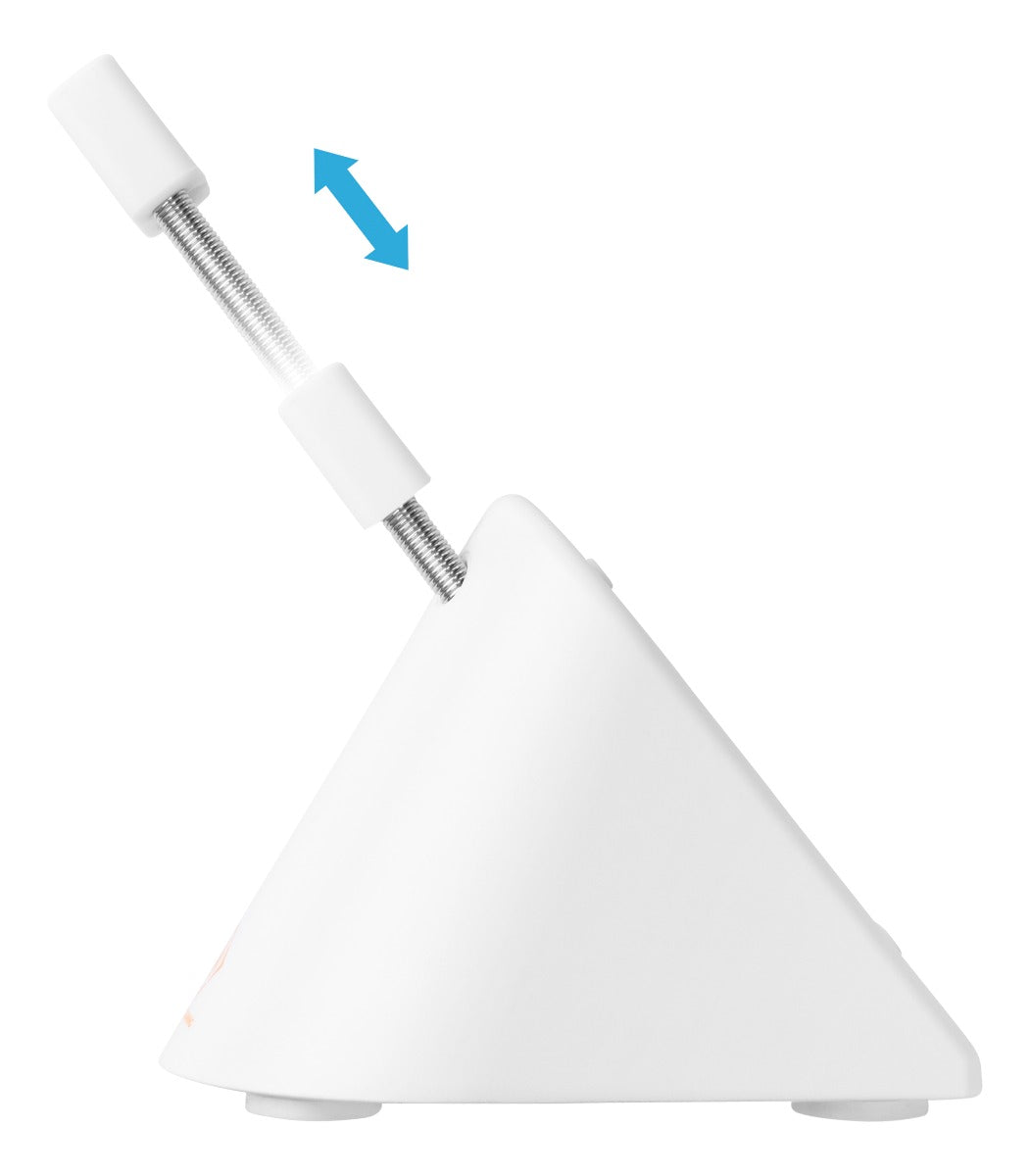 DELTACO GAMING GAM-044-W Muis Bungee met uittrekbare arm - Geschikt voor alle bedrade muizen - Wit