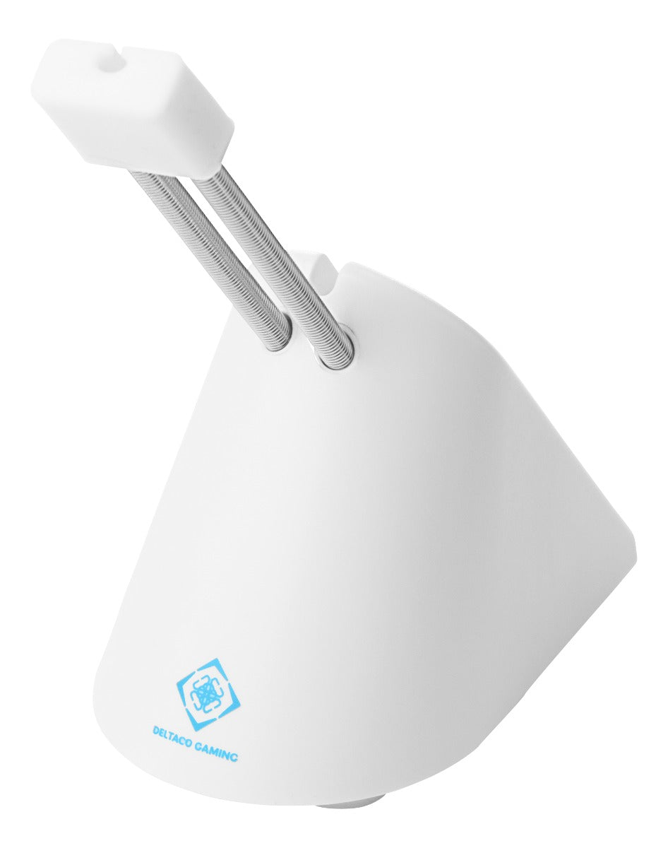 DELTACO GAMING GAM-044-W Muis Bungee met uittrekbare arm - Geschikt voor alle bedrade muizen - Wit