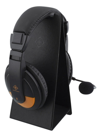 DELTACO GAMING GAM-048 Universele Koptelefoon Houder - Opklapbaar - PU-leer