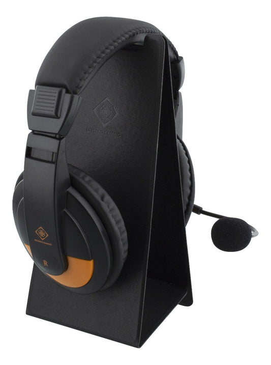 DELTACO GAMING GAM-048 Universele Koptelefoon Houder - Opklapbaar - PU-leer
