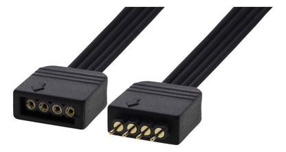 DELTACO GAMING GAM-057 LED Strip Extension Cable - Passive - 4-pin - 20cm