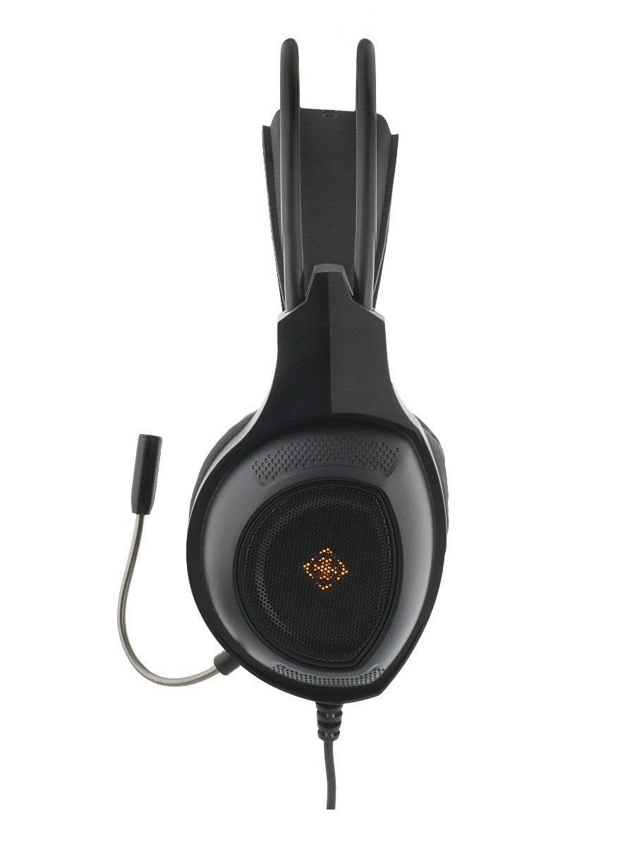 DELTACO GAMING GAM-069 Gaming headset with adjustable headband and microphone - USB LED lighting