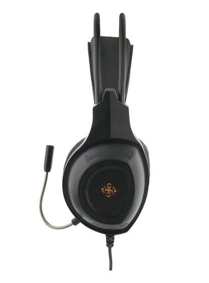 DELTACO GAMING GAM-069 Gaming headset with adjustable headband and microphone - USB LED lighting