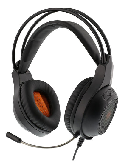 DELTACO GAMING GAM-069 Gaming headset with adjustable headband and microphone - USB LED lighting