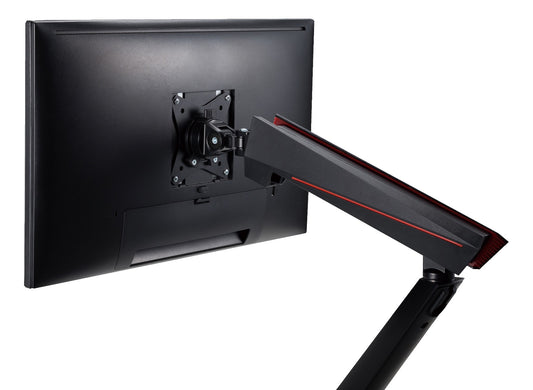 DELTACO GAM-101 Monitor Arm with Spring Support - for 17-32" Screens - VESA 75x75 / 100x100 - Black