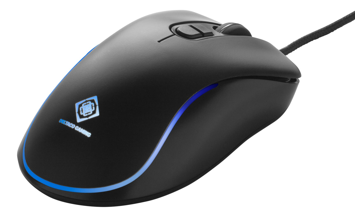 DELTACO GAM-104 Optische USB gaming muis - RGB verlichting 800-2400 DPI - 7 LED modi - Zwart