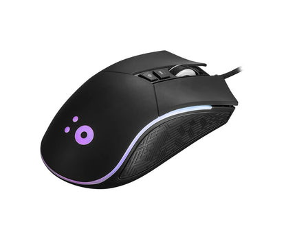 NÖRDIC GAME-N1042 RGB USB gaming mouse, 7 LED colors, 6400 DPI, Wired, black