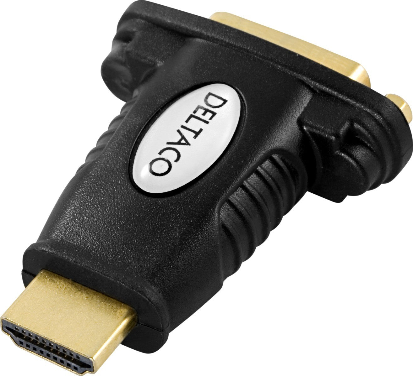 DELTACO HDMI-10 HDMI to DVI-D adapter - 1080p in 60Hz - Gold-plated connectors