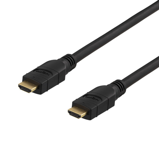 DELTACO HDMI-3200 Actieve HDMI High Speed ethernet kabel - 4K Ultra HD 60Hz - 20 meter