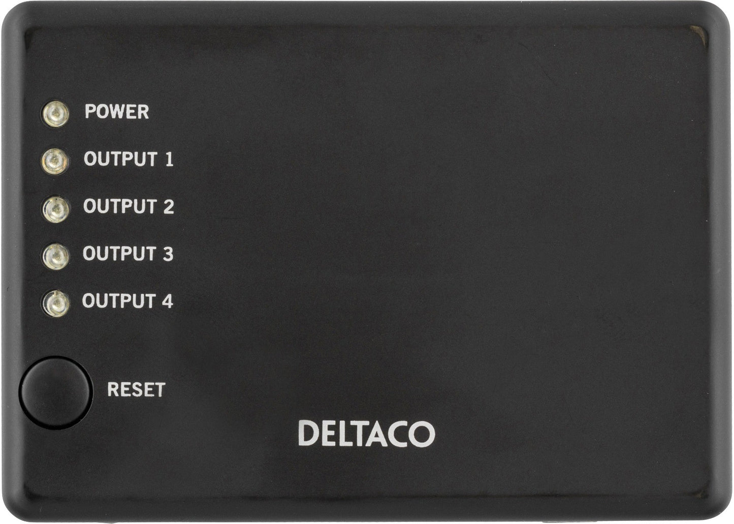 DELTACO PRIME HDMI-7005, 4 Poorts HDMI 1.4a splitter, met 3D, 4K en HDCP 1.3 ondersteuning