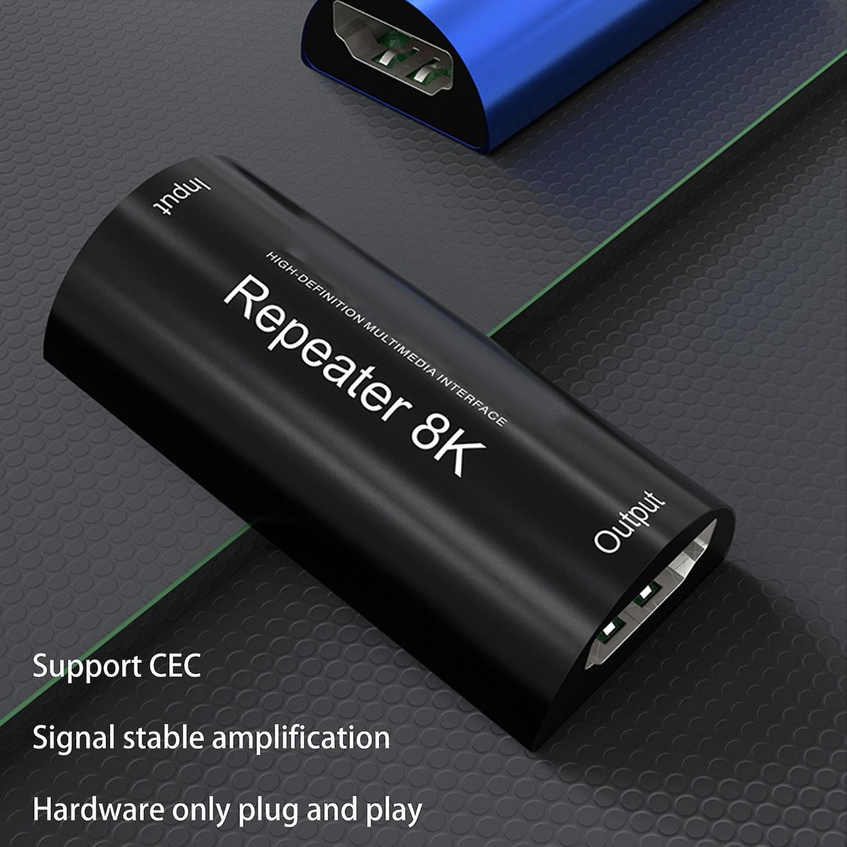 NÖRDIC HDMI-REP8K HDMI versterker - 8K60Hz - Tot 25m - Zwart