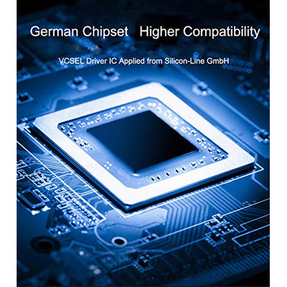 NÖRDIC HDMI-F005 HDMI glasvezel kabel - 4K 60Hz - HDMI 2.0 - 18Gbps - 5 Meter - Zwart