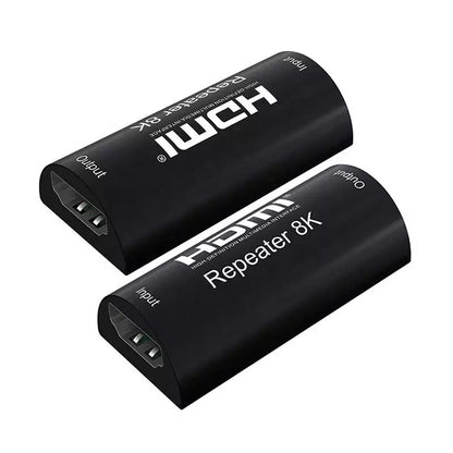 NÖRDIC HDMI-REP8K HDMI versterker - 8K60Hz - Tot 25m - Zwart