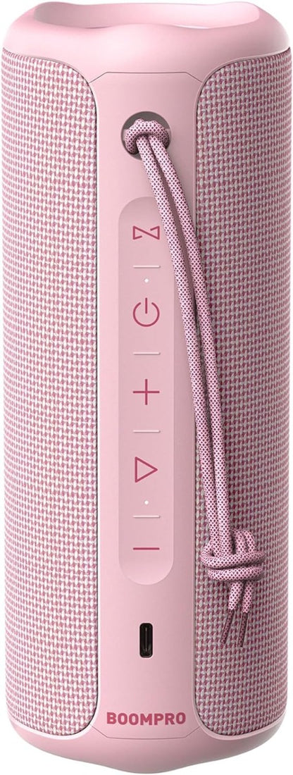 NÖRDIC HGT-101 Draadloze speaker - Bluetooth 5.3 - 36W - Draagbaar - Waterdicht - Roze