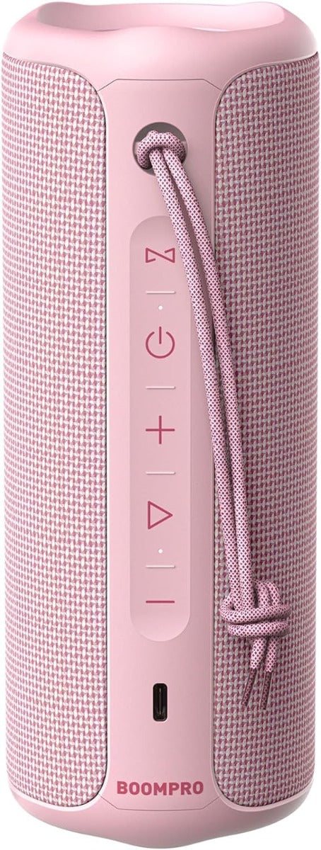 NÖRDIC HGT-101 Draadloze speaker - Bluetooth 5.3 - 36W - Draagbaar - Waterdicht - Roze