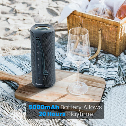 NÖRDIC HGT-102 Draadloze speaker - Bluetooth 5.3 - 36W - Draagbaar - Waterdicht - Blauw