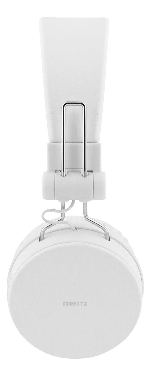 STREETZ HL-BT403 Opvouwbare draadloze On-ear hoofdtelefoon met microfoon - Wit