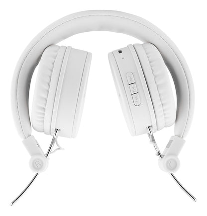 STREETZ HL-BT403 Opvouwbare draadloze On-ear hoofdtelefoon met microfoon - Wit