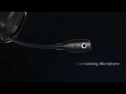 EasySMX C06-Blue Over-ear gaming headset - Zwart/ blauw