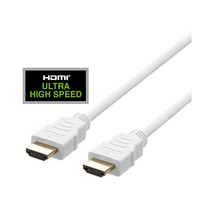 DELTACO HU-20A Ultra High Speed ​​HDMI cable - 8K 60Hz - 2 meters - White