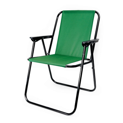 Platinet Opvouwbare Campingstoel - 52x44x75 cm - Tot 90kg - Groen