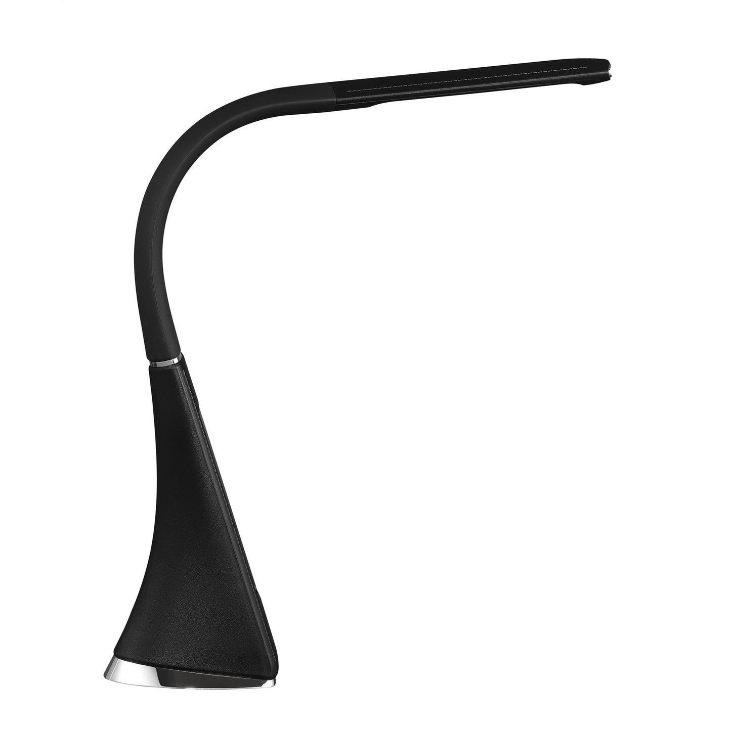 Platinet bureaulamp LED - Kalender, Klok & Thermometer - Bureaulamp dimbaar - Warm en Wit licht - Zwart