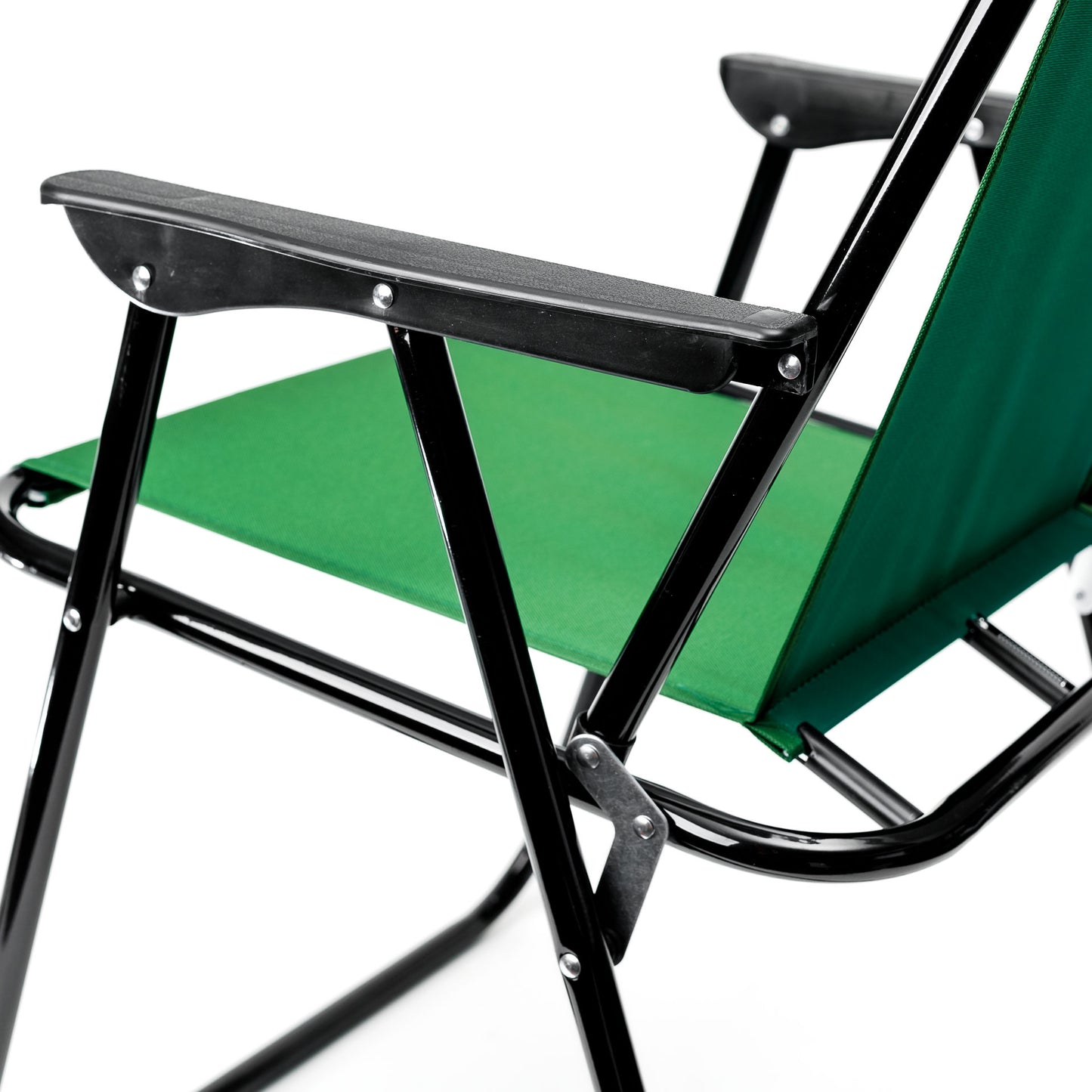 Platinet Opvouwbare Campingstoel - 52x44x75 cm - Tot 90kg - Groen