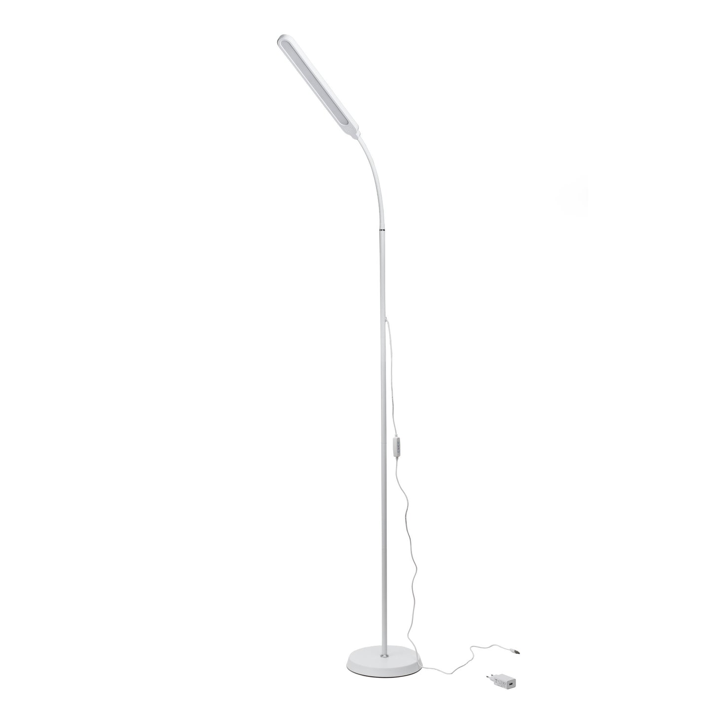 Platinet Signus LED Vloerlamp - Staanlamp Woonkamer - Lamp Slaapkamer - Dimbaar - 150cm