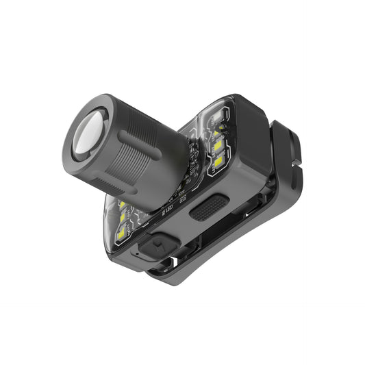 Oplaadbare LED Hoofdlamp met Telescopische Zoom – 500 mAh – 5 Lichtstanden incl. SOS knipperlicht – Platinet