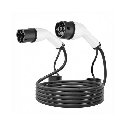 EnerGenie Type 2 Laadkabel - 3-Fase 16A (11 kW) - Beschikbaar in 4m en 8m - Zwart