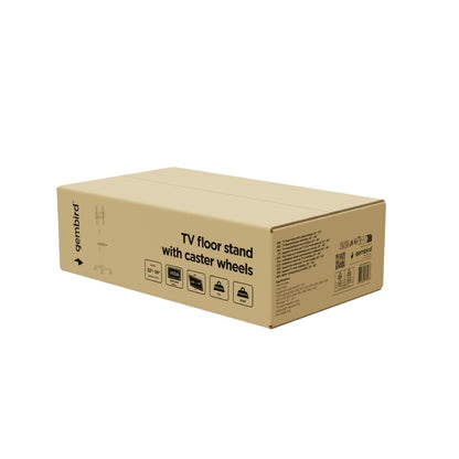Gembird Verrijdbare TV Standaard - 32 - 55 inch - Op wieltjes