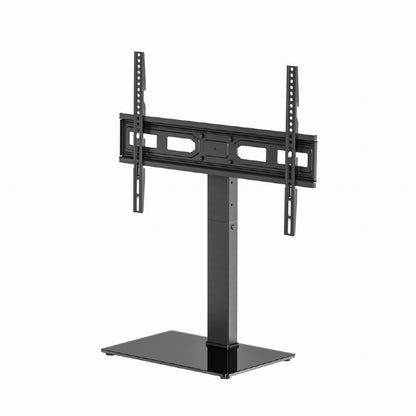Universele Tafelmodel TV-standaard - Voor 37" tot 75" inch - Draaibaar & In Hoogte Verstelbaar - Zwart Glas - Gembird