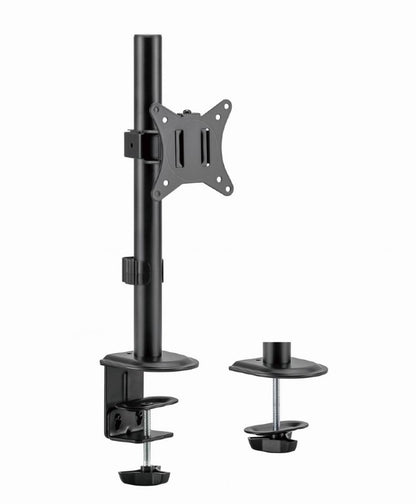 Gembird MA-D1-02 Monitor Arm - Voor 1 Scherm - Draai- Kantelbaar - Roterend - 17”-32” - Zwart