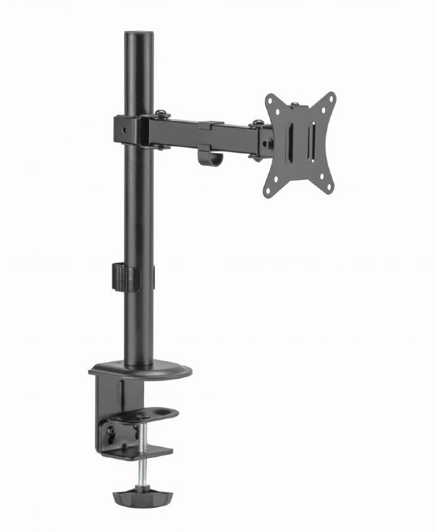Gembird MA-D1-03 Monitor Arm - Voor 1 Scherm - Draai- Kantelbaar - In diepte verstelbaar  - 17”-32” - Zwart