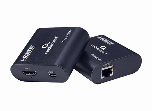 Gembird HDMI Extender Set over CAT6-kabel - 60m - Full HD 1080p, EDID, HDCP en Plug & Play