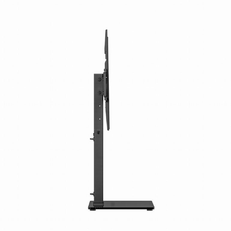 Universele Tafelmodel TV-standaard - Voor 37" tot 75" inch - Draaibaar & In Hoogte Verstelbaar - Zwart Glas - Gembird