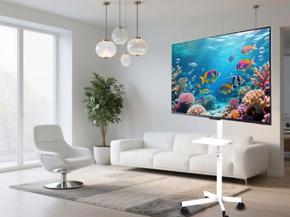 Gembird Verrijdbare TV Standaard - 32 - 55 inch - Op wieltjes
