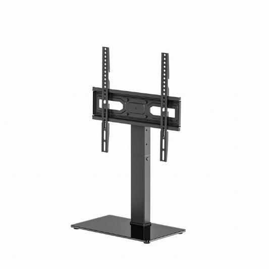 Universele Tafelmodel TV-standaard - Voor 32" tot 65" inch - Zwart Glas - Draaibaar & In Hoogte Verstelbaar - Gembird