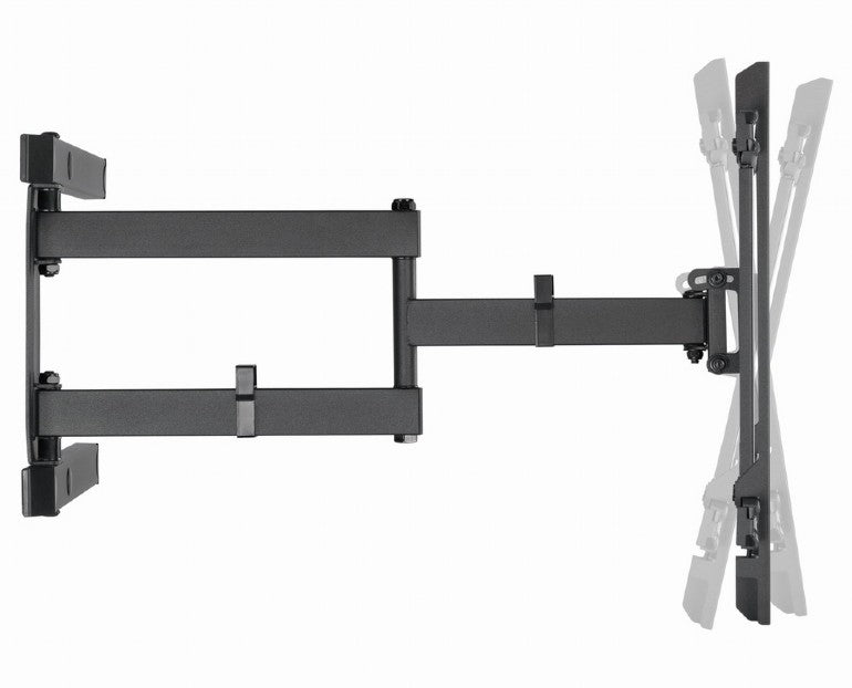 Gembird WM-80ST-05 TV Muurbeugel - Draai- en Kantelbaar  - Voor 37" - 80'' Inch - Tot 50 KG - Zwart