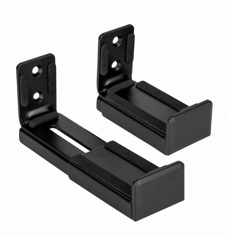 Gembird Universele Soundbar Muurbeugels - Uitschuifbaar - Tot 15 kg - Inclusief Montagemateriaal